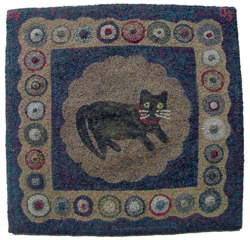 Cat on Mat with Pennies (#5 )