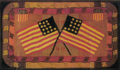 Crossed Flags and Oak Leaves 1812 (#191)