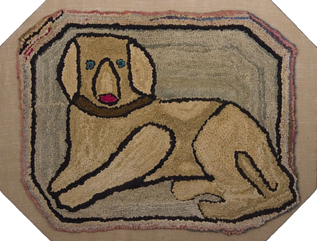 Dog in Octagonal Border (#458)