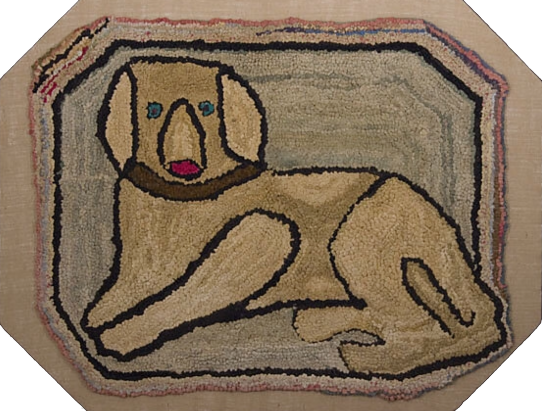 Dog in Octagonal Border (#458)