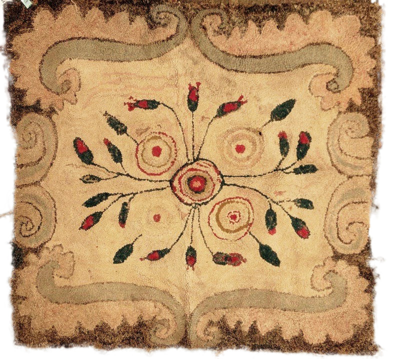 Floral in Primitive Scrolls (#452)