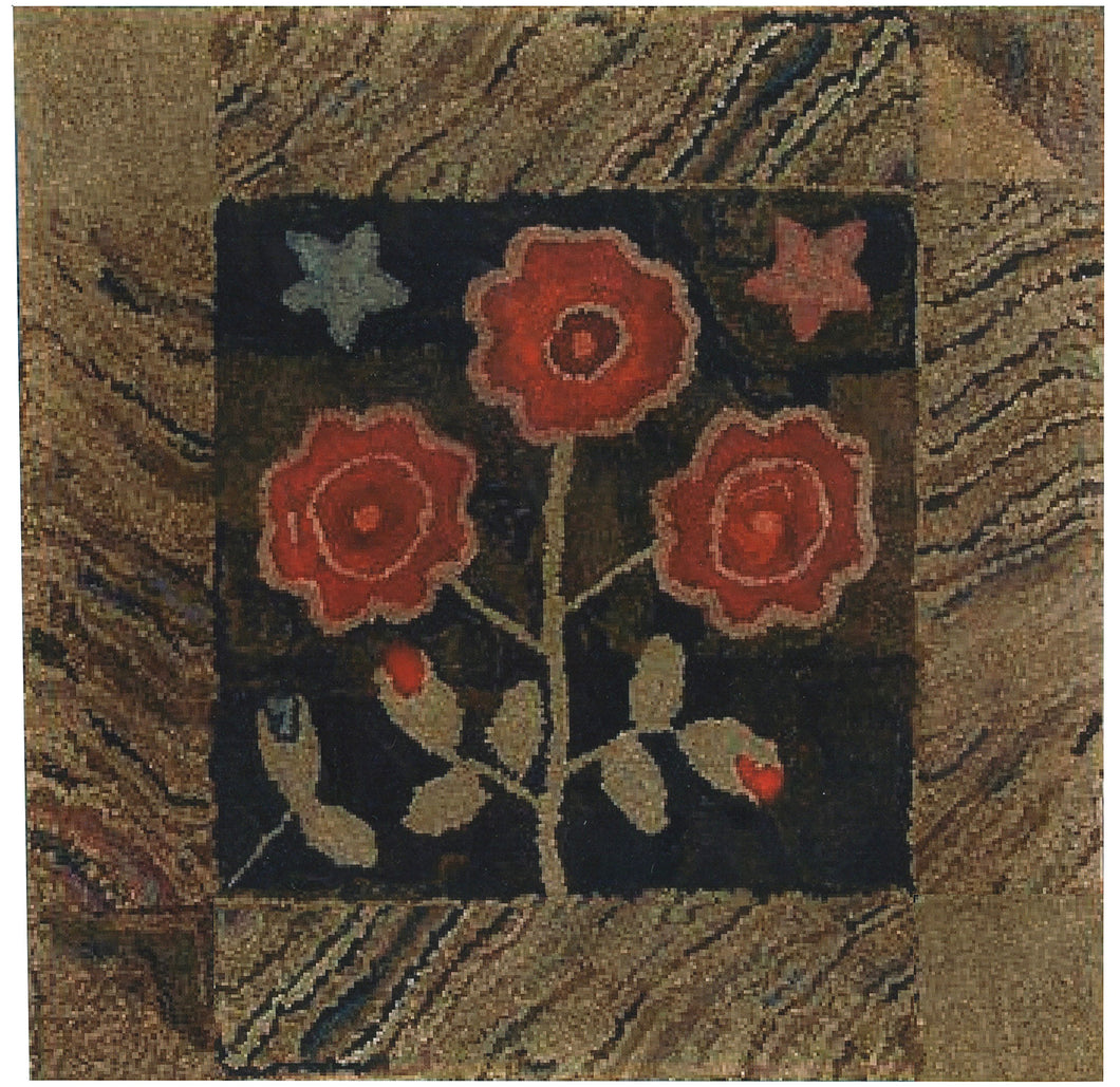 Floral Square with Stars 1870 (#127)